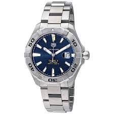 Unboxing Tag Heuer Aquaracer Blue Dial Stainless Date Watch WAY2012.BA0927