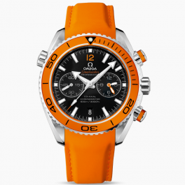 Check Omega Planet Ocean 600m Orange Rubber Strap Men's Watch 45.5mm 232.32.46.51.01.001