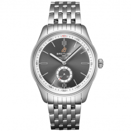 Check Breitling Premier Grey Dial Men's Watch 40CM A37340351B1A1/A37340351B1P1