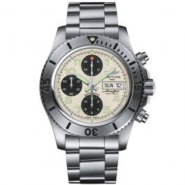 Testing Breitling Superocean Steelfish White Dial Men's Chronograph Watch A13341C3/G782/162A
