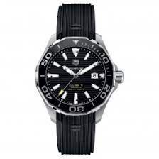 Detection TAG Heuer Aquaracer Nylon Strap All Black Watch WAY211A.FC6362