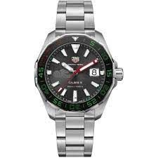 Comment Tag Heuer Aquaracer Gray Dial Green Engraved Bezel Watch WAY201E.BA0927