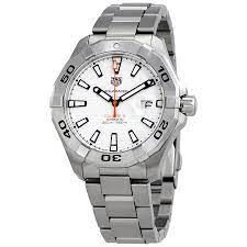 Testing TAG Heuer Aquaracer White Dial Black Details Stainless Watch WAY2013.BA0927