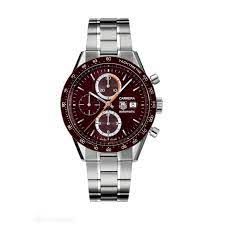 Unboxing Tag Heuer Carrera Red Brown Dial Bezel Stainless Watch CV2013.BA0786